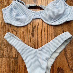 TJ Swim Blue Womens Bikini